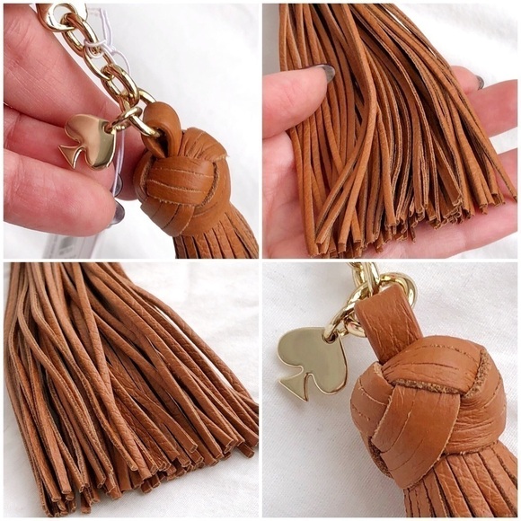 Kate Spade Tassel Keychain Bag Charm - Picture 3 of 8